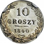 Królestwo Polskie, 10 groszy 1840, mennicze