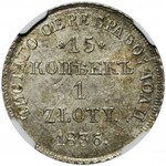 Zabór Rosyjski, 1 złoty = 15 kopiejek 1836, Petersburg