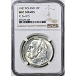 10 złotych 1937, Piłsudski, menniczy