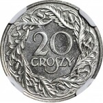 20 groszy 1923, mennicze, REWELACYJNA NOTA!!!