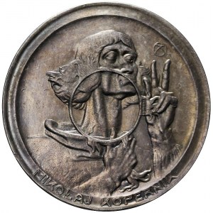 RR- PRÓBA, 100 złotych 1925, Duży Kopernik, Warszawa