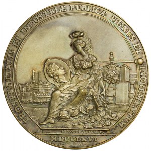 Medal upamiętniający reformę monetarną z 1766 roku.