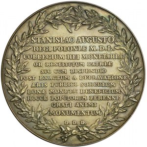 Medal upamiętniający reformę monetarną z 1766 roku.