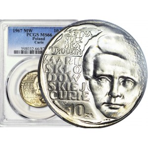 10 złotych 1967 Maria Skłodowska Curie