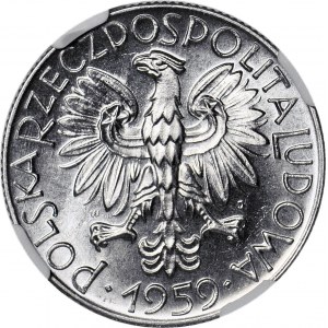 5 złotych 1959 Rybak, menniczy