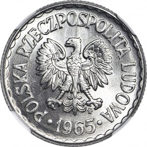 1 złoty 1965, mennicze