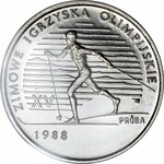 1000 złotych 1987, Zimowe Igrzyska Olimpijskie, PRÓBA, nikiel
