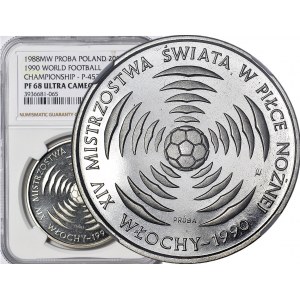 200 złotych 1988, Włochy 1990, PRÓBA, nikiel