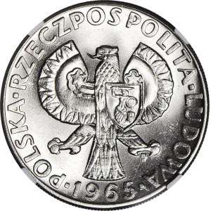 10 złotych 1965 Syrenka na murze, PRÓBA, nikiel