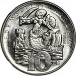 10 złotych 1965 Syrenka na murze, PRÓBA, nikiel