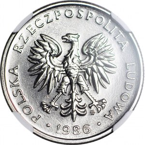 50 groszy 1986, PRÓBA, nikiel