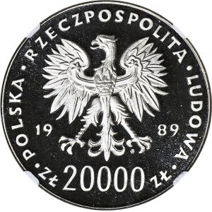 20.000 złotych 1989, Włochy 1990, Piłka, PRÓBA, nikiel