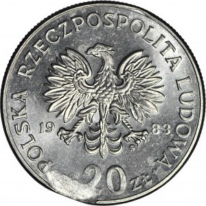 R-, 20 złotych 1983, Nowotko, DESTRUKT