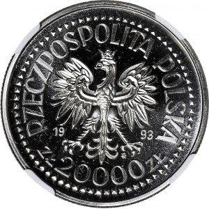 20.000 złotych 1993, K. Jagiellończyk, PRÓBA, nikiel