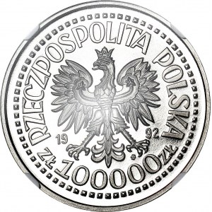 100.000 złotych 1992, Wojciech Korfanty, PRÓBA, nikiel