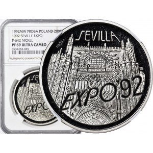 200.000 złotych 1991, Sevilla EXPO 92, PRÓBA, nikiel