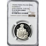 200.000 złotych 1993, K.Jagiellończyk PÓŁPOSTAĆ, PRÓBA, nikiel