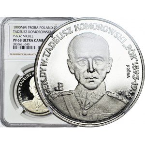 200.000 złotych 1991, Generał Komorowski 'Bór', PRÓBA, nikiel