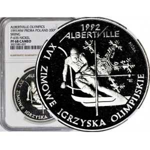 200.000 złotych 1991, Igrzyska Albertville 1992, PRÓBA, nikiel