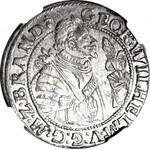 R-, Lenne Prusy Książęce, Jerzy Wilhelm, Ort 1622, Królewiec, półpostać z hełmem