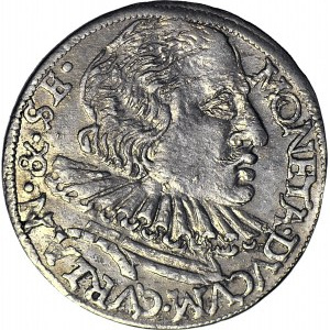 RR-, Kurlandia, Wilhelm Kettler, trojak 1599