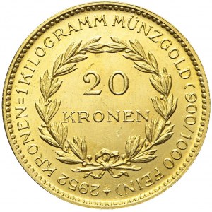 Austria, Republika, 20 koron 1923, rzadkie