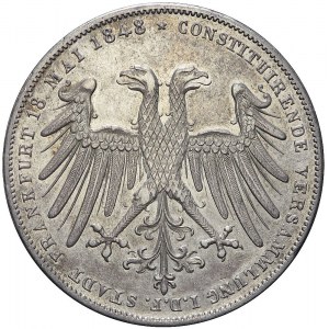Niemcy, Frankfurt, 2 guldeny pamiątkowe 1848, Zgromadzenie Konstytucyjne