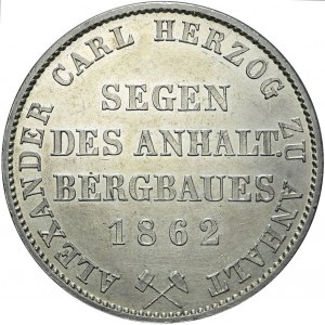 Niemcy, Anhalt-Bernburg, Aleksander Karl, Talar 1862