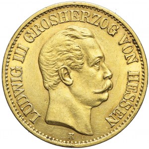 Niemcy, Hesja, 10 marek 1872 D, Ludwig III