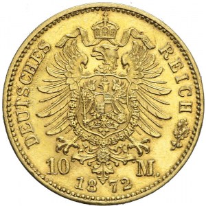 Niemcy, Hesja, 10 marek 1872 D, Ludwig III