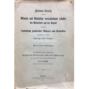 Katalog aukcji Helbing 1909, Gdańsk i Toruń
