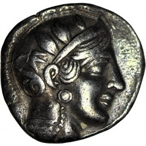 Grecja, Attyka, Ateny, tetradrachma 479-393 pne, Głowa Ateny/Sowa