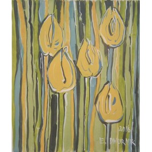 Edward Dwurnik(1943-2018),Yellow Tulips,2016