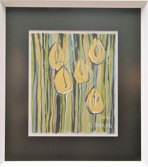 Edward Dwurnik(1943-2018),Żółte tulipany,2016