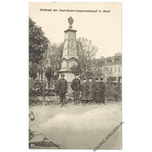[BIALA PODLASKA. monument] Denkmal der Zwei-Kaiser-Zusammenkunft in Biala