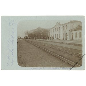 [MIELZYRZEC PODLASKI. Railway Station. Feldpoststation].