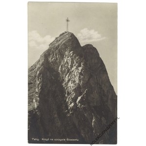 TATRIES. Cross on the summit of Giewont. Photo by T. and S. Zwolinski