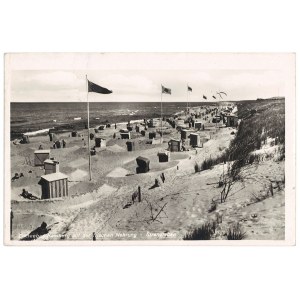 [KRYNICA MORSKA. Strand] Ostseebad Kahlberg auf der frischen Nehrung - Strandleben