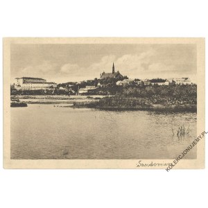 SANDOMIERZ. General view from the Vistula River. Publisher PTK