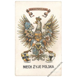 Long Live Poland. Principalities of the Republic of Poland, lithogr. Kranikowski