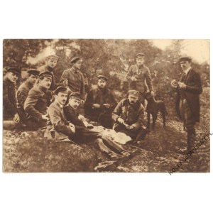 [POW] Das Oberkommando der P. O. W. bei Übungen im Jahr 1917