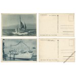 [Ships. Boats] Set of 5 postcards