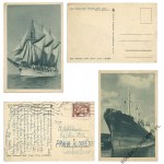 [Schiffe] Satz von 5 Postkarten