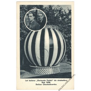Flight of the balloon Star of Poland to the stratosphere. 1938 Chocholowska Valley.