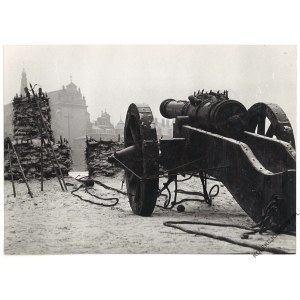 [CZĘSTOCHOWA. Fotografia z planu zdjęciowego filmu Potop. Fot. Ryszard Marjański]