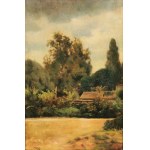 Kazimierz Togo FAŁAT, 1904-1981-?, Landscape with a cottage