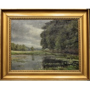 Arthur NIELSEN (1883-1946), Landscape with a pond
