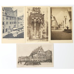 Německo, Augsburg, Pamětní pohlednice z počátku 20. století
