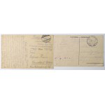 Warsaw, Set of postcards - feldposts 1915 and 1939