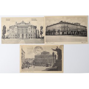 Poland, Warsaw, Set of commemorative postcards early 20th century